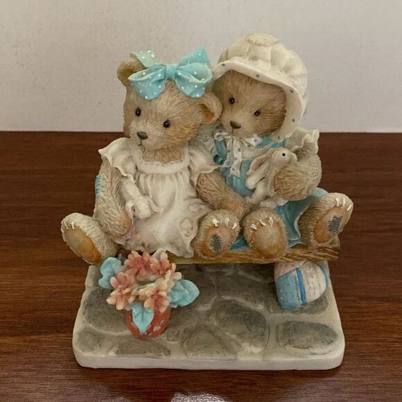 🔥3/$20🔥 Cherished Teddies Tracie and Nicole friendship figurine 911372 - Picture 2 of 8